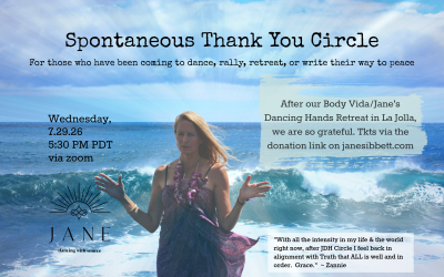 JANE Spontaneous Thank You Circle